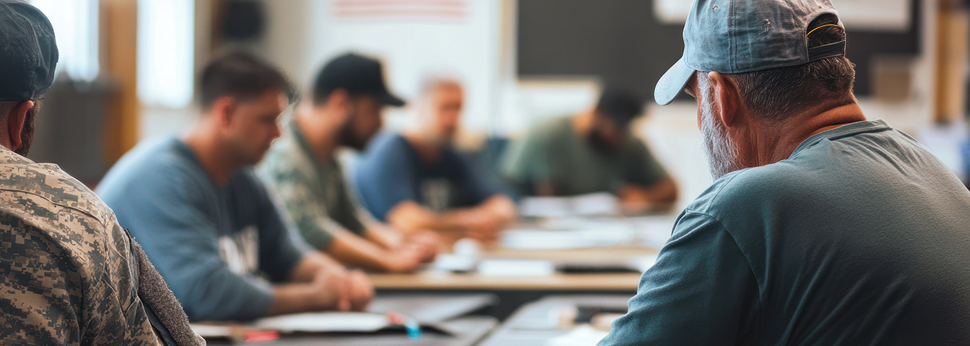  WHILE IN THE PROGRAM, YOU WILL RECEIVE DIRECT SUPPORT FROM MENTORS WHO, LIKE YOU, ARE VETERANS OR INDIVIDUALS IN RECOVERY.